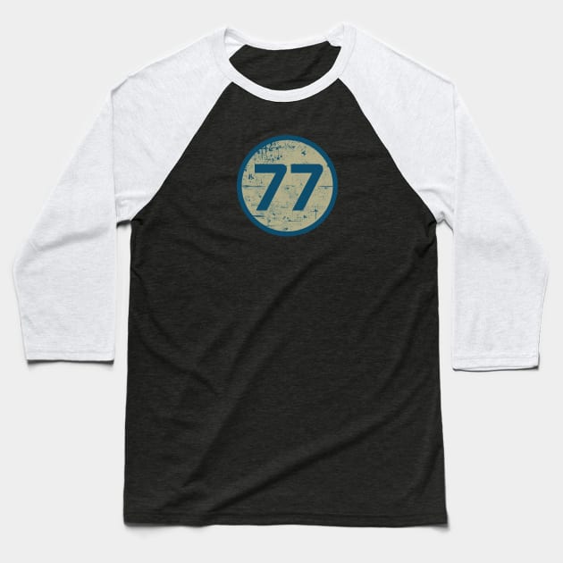 sheldon 77 Baseball T-Shirt by DavidLoblaw